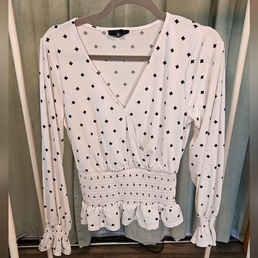 Faux wrap top